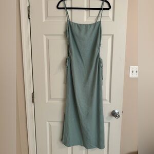 Golden Sea Green Dress